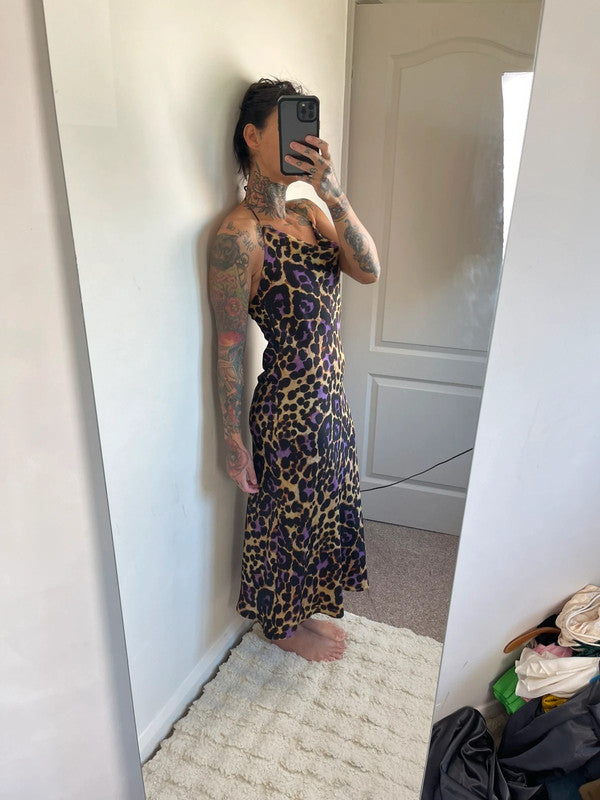 Zara leopard print dress