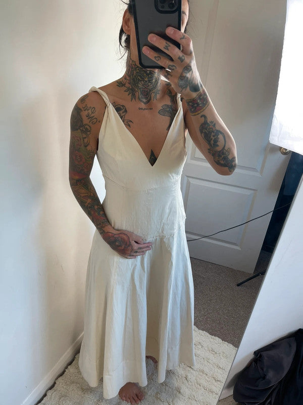 Zara white dress