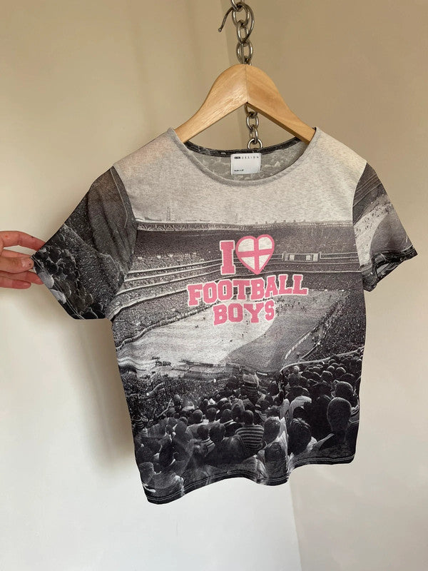 Slogan print T-shirt