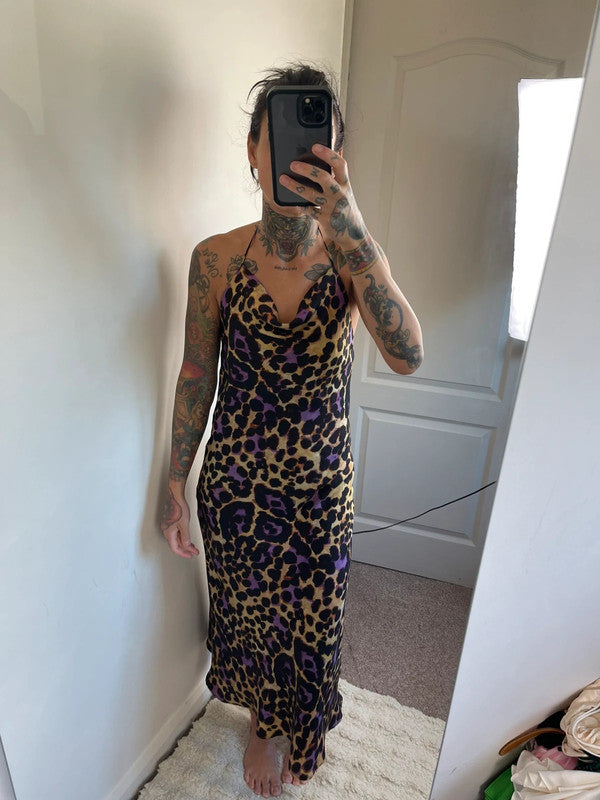 Zara leopard print dress