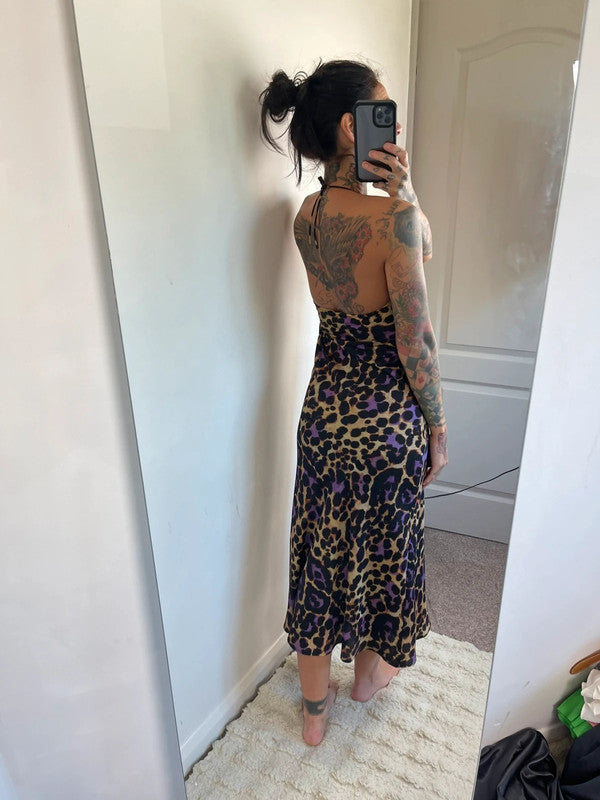 Zara leopard print dress