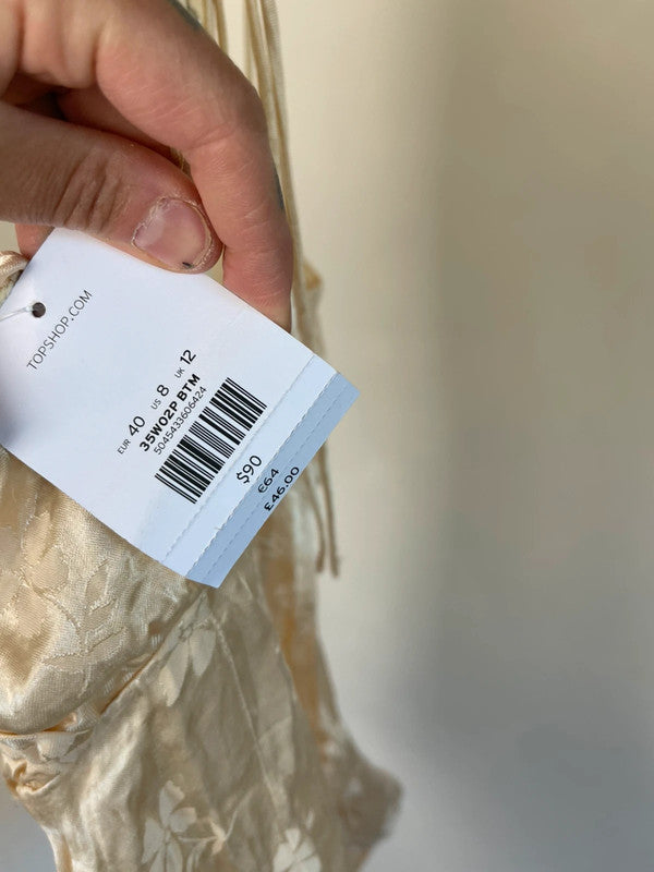 Topshop satin jumpsuit