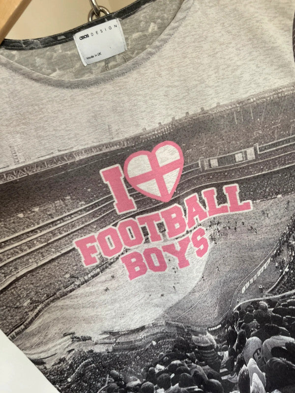 Slogan print T-shirt