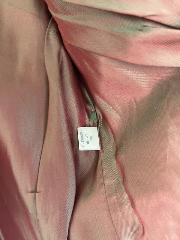 Vintage leather blazer
