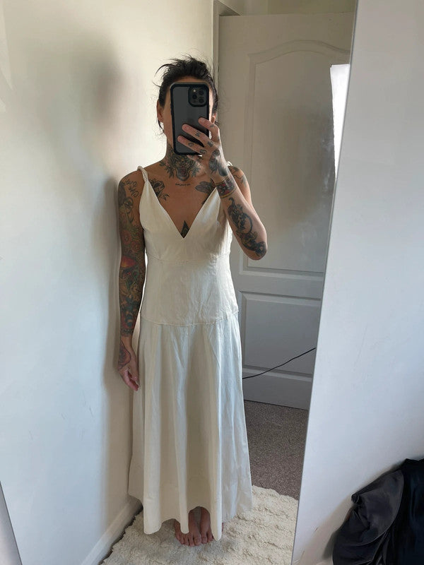 Zara white dress