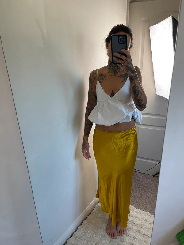 Zara satin skirt xs