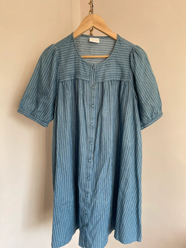Stripe smock dress