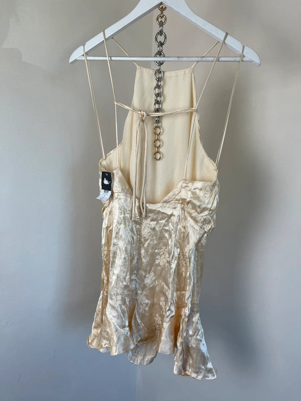 Topshop satin jumpsuit