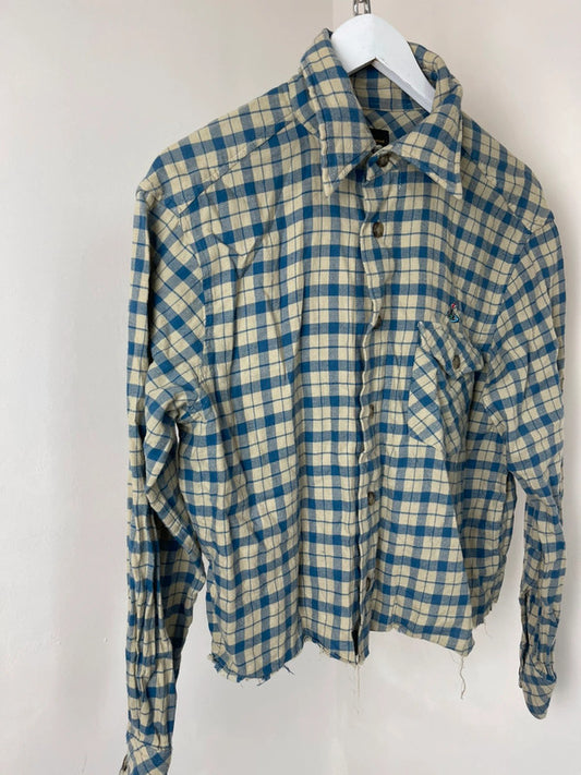 Boxy check shirt