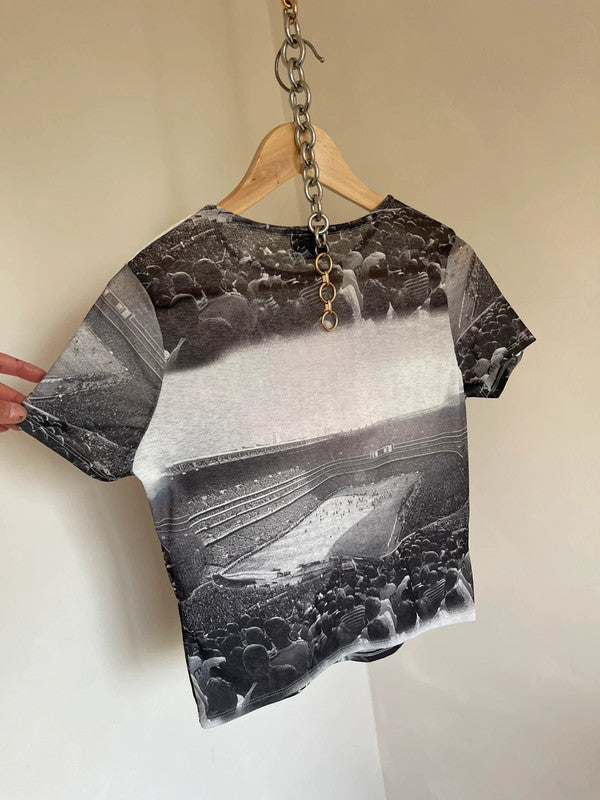 Slogan print T-shirt
