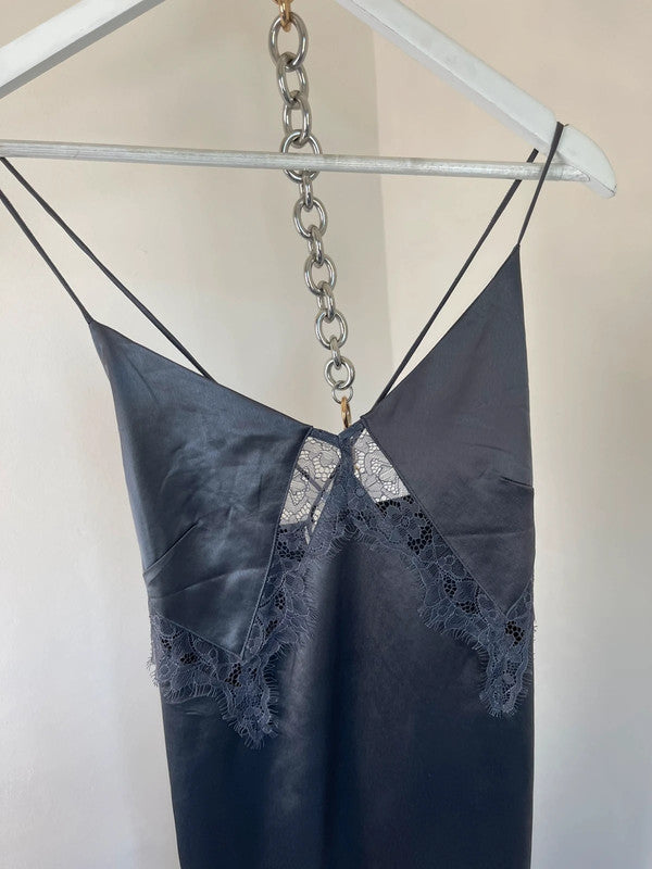 Xs satin lace dress