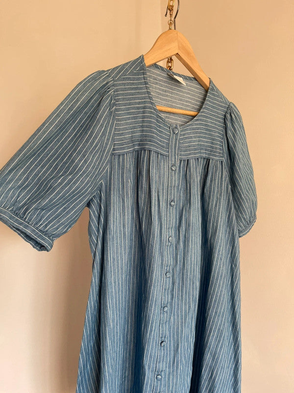 Stripe smock dress