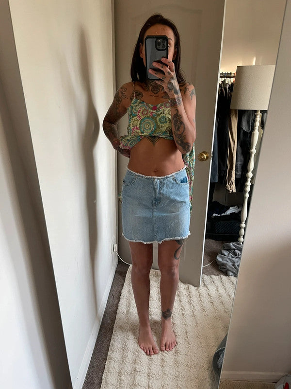 Bay denim skirt 10 uk