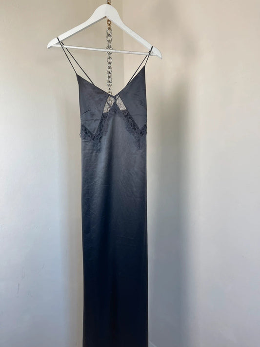 Xs satin lace dress