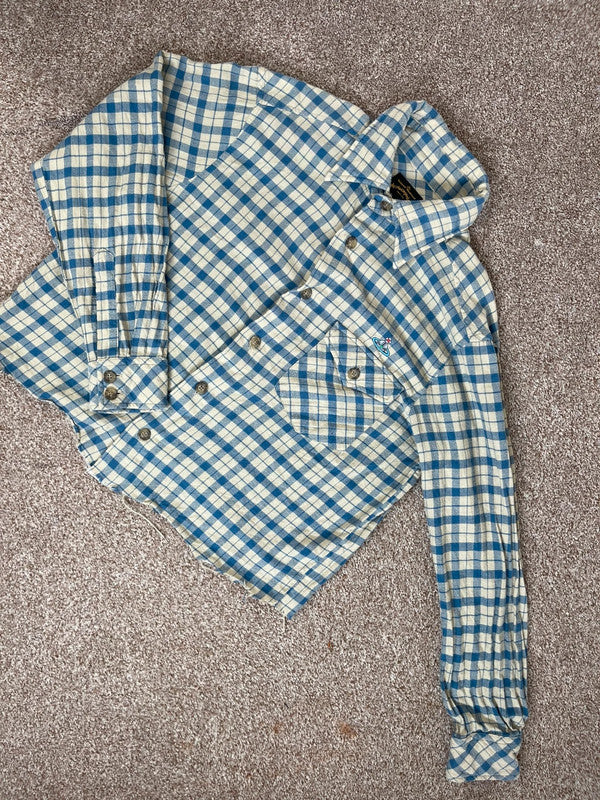 Boxy check shirt