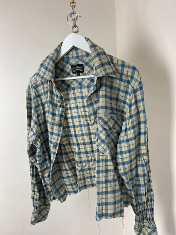 Boxy check shirt