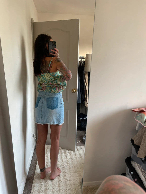 Bay denim skirt 10 uk