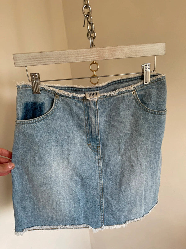 Bay denim skirt 10 uk