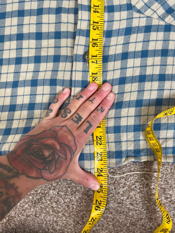 Boxy check shirt